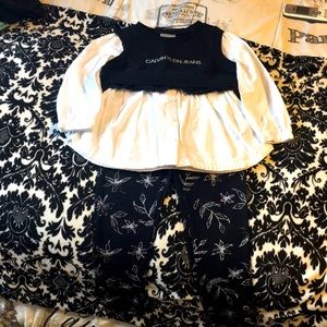 Calvin Klein shirt set size 4T